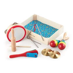 Band In a Box 10 Piece Children's Percussion Set
