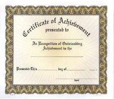 Generic Achievement Certificates