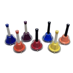 KidsPlay Combined Handbells & Deskbells 7 Note Extension Set