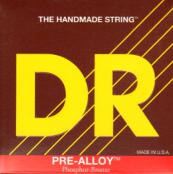 Click here to view larger image DR PM-12 Pre-Alloy Medium Phosphor Bronze Acoustic Guitar Strings
