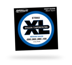 D'Addario ETB92 Nylon Tapewound Long Scale Electric Bass Strings
