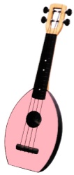 Flea Bubblegum Pink Soprano Ukulele