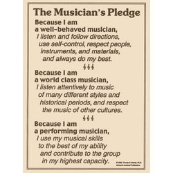 Musician's Pledge Poster