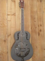 Republic 507 Classic Bell Brass Resonator Guitar w/ Case