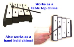 4 Note Tabletop or Handheld Chimes