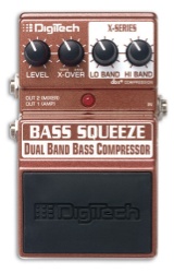 DigiTech Bass Squeeze Dual Band Compresser Bass Guitar Stompbox