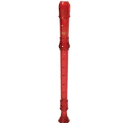 Canto CR101R Soprano Recorder - Baroque Fingering (Red)
