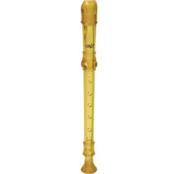 Click here to view larger image Canto CR101Y Soprano Recorder - Baroque Fingering (Yellow)
