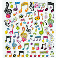 Floral Note Stickers