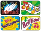 Click here to view larger image Music Reward Stickers