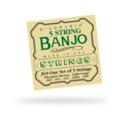 D'Addario J69 Phosphor Bronze 5-String Banjo Strings