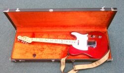 1969 Refinished Fender Telecaster Candyapple Red with Case