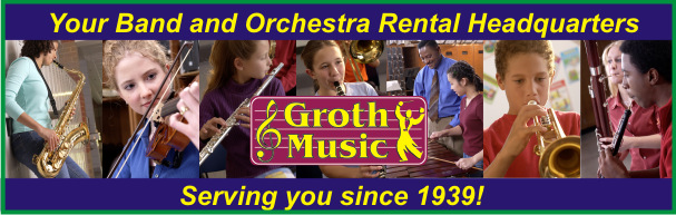 Groth Music - Your Minnesota School Band and Orchestra Rental Headquarters
