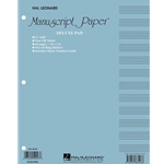 Manuscript Paper: Blue Deluxe Pad