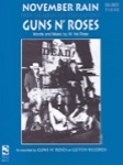 November Rain: Guns N' Roses - PVG Sheet