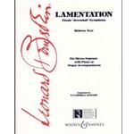 Lamentation (Finale "Jeremiah" Symphony) - Mezzo-Soprano and Piano or Organ