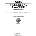 I Wonder as I Wander - Low Voice (in G Minor) and Piano