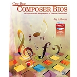 One-Page Composer Bios - Book with Data CD