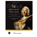 34 Pieces for Solos Flute - Flute Unaccompanied