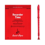 Candy Apple 2-pc Red Recorder & Recorder Time Book