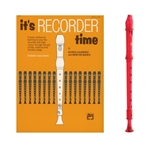 Candy Apple 2-pc Red Recorder & It's Recorder Time Book