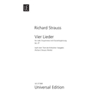 4 Lieder, Op. 27 - Low Voice and Piano