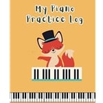 My Piano Practice Log - Fox (Yellow)