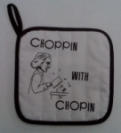 Potholder - Choppin with Chopin