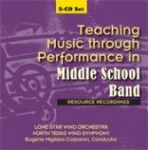 Teaching Music Through Performance in Middle School Band - CD