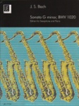 Sonata in G Minor, BWV 1020 - Alto (or Soprano or Tenor) Sax and Piano