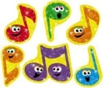 Merry Music Note Stickers