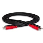 Hosa Stereo Interconnect Cable Dual RCA to Same - 2m
