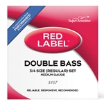 Super-Sensitive Red Label 3/4 Size Bass String Set