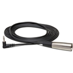 Hosa Microphone Cable Right-angle 3.5 mm TRS to XLR3M - 5 ft