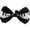 Black and White Keyboard Bow Tie
