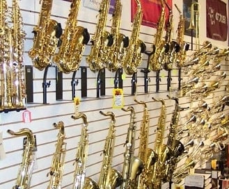 saxophone wall