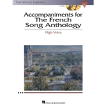French Song Anthology Accompaniment CDs - High Voice
