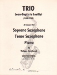 Trio - Sax Duet ST and Piano