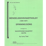 Spinning Song - Sax Quartet SATB