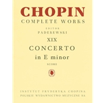 Concerto No 1 in E Minor Op 11 - Full Score