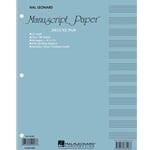 Manuscript Paper: Blue Deluxe Pad