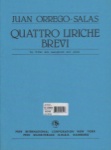 Quattro Liriche Brevi - Alto Sax and Piano