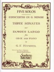 G Minor Concerto, 3 Sonatas, and Famous Largo - Oboe and Piano
