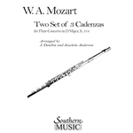 2 Sets of 3 Cadenzas in D Major for Flute Concerto K314/285d