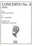 Concerto No. 4 in E-flat Major, K. 495 - Horn and Piano