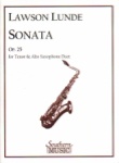 Sonata, Op. 25 - Sax Duet AT