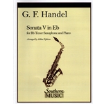Sonata No. 5 in E-flat Major - Tenor Sax and Piano