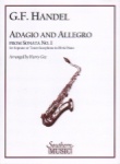 Adagio and Allegro - Soprano (or Tenor) Sax and Piano