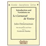 Introduction and Variations on Le Carnaval de Venise - Alto Sax and Piano