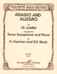 Adagio and Allegro - Tenor Sax and Piano